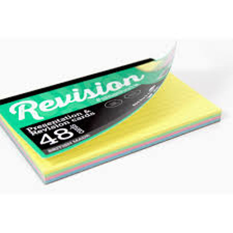 Picture of 6698-48 Silvine Revision and Presentation Cards - MultiColoR
